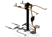 Уличный тренажер "Верхняя тяга Брусья Пресс" УТ339 в Великом Новгороде