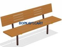 Диван уличный МАФ 1608 в Великом Новгороде