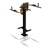 Уличный тренажер  "Брусья-пресс двойной"  УТ202 в Великом Новгороде