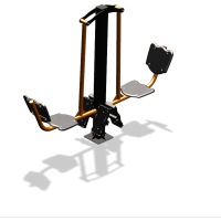 Уличный тренажер  "Жим ногами двойной"  УТ203 в Великом Новгороде