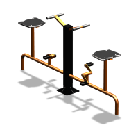 Уличный тренажер  "Вело двойной"   УТ211 в Великом Новгороде