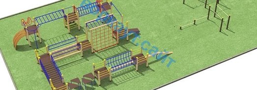 Проект спортплощадки с полосой препятствий в Великом Новгороде
