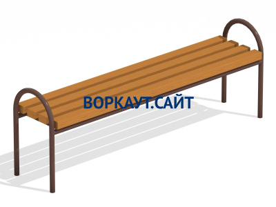 Лавочка парковая МАФ 1603 в Великом Новгороде Лавочка парковая МАФ 1603 в Великом Новгороде