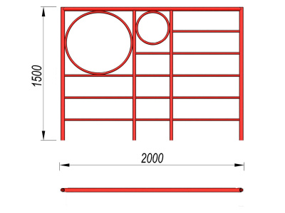 Шведская стенка с кольцами МАФ 3502 в Великом Новгороде
