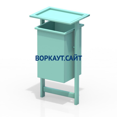 Урна с крышкой МАФ 1631 в Великом Новгороде