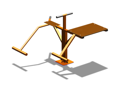 Уличный тренажер "Пресс Гиперэкстензия" УТ327 в Великом Новгороде