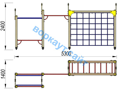 Детский спортивный комплекс Атлет ДСК 3106 в Великом Новгороде