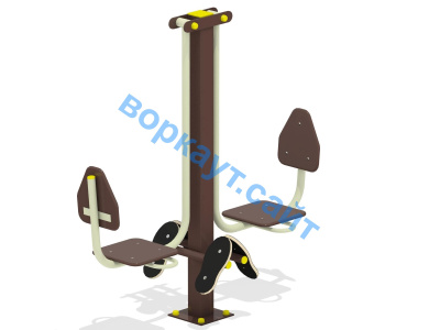 Уличный тренажер "Жим ногами горизонтальный " УТ 003 в Великом Новгороде