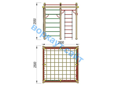Детский спортивный комплекс ДСК 3110 в Великом Новгороде Детский спортивный комплекс ДСК 3110 в Великом Новгороде