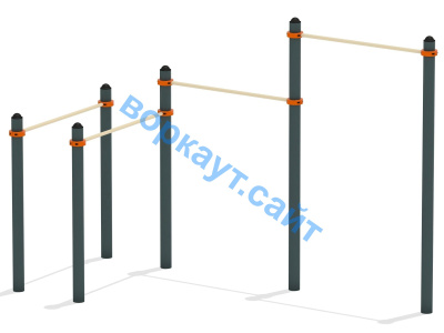 Турник двойной с брусьями ВС-17 в Великом Новгороде