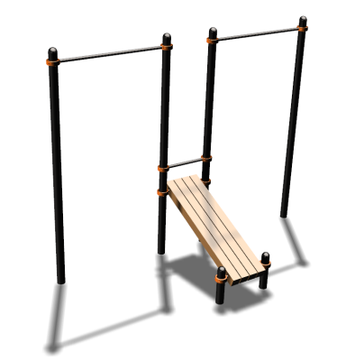 Воркаут турники со скамьей для пресса ВС-27 в Великом Новгороде