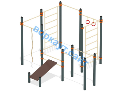 Спортивный комплекс воркаут ВС-47 в Великом Новгороде