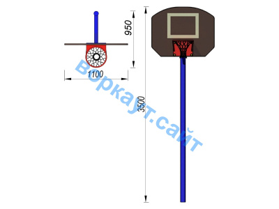 Баскетбольный щит СИО 3510 в Великом Новгороде