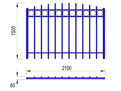 Ограждение спортивной площадки МАФ 5005 в Великом Новгороде