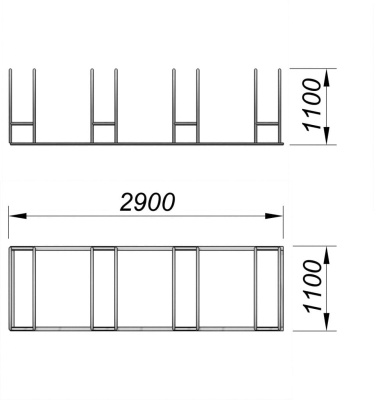 Велопарковка МАФ 6002 в Великом Новгороде