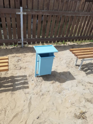 Урна с крышкой МАФ 1631 в Великом Новгороде