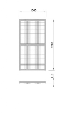 Калитка спортивной площадки МАФ 5105 в Великом Новгороде