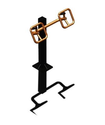 Уличный тренажер "Штурвал одинарный" УТ 122 в Великом Новгороде