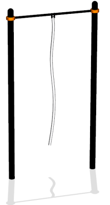 Турник с гимнастическим канатом ВС-34 в Великом Новгороде