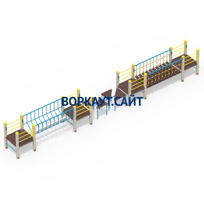 Детский спортивный комплекс Двойной мостик ДСК 3115 в Великом Новгороде