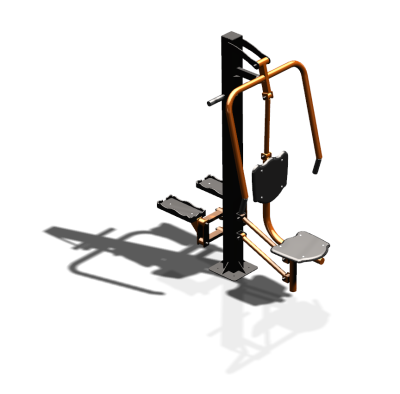 Уличный тренажер "Жим от груди Степпер" УТ342 в Великом Новгороде