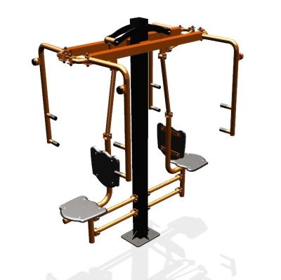 Уличный тренажер "Баттерфляй двойной"   УТ208 в Великом Новгороде