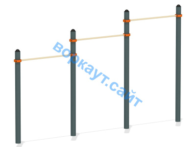 Турник тройной ВС-4 в Великом Новгороде