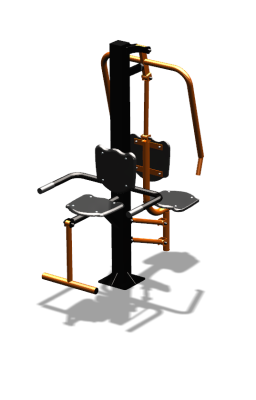 Уличный тренажер "Жим от груди Флекс" УТ324 в Великом Новгороде