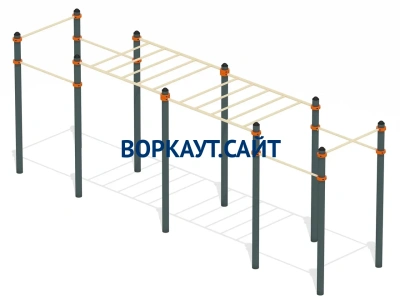Воркаут рукоход с турниками ВС-23 в Великом Новгороде