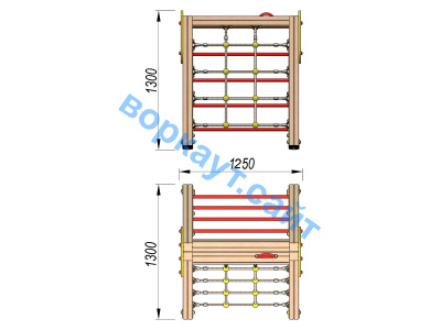Детский спортивный комплекс ДСК 3201 в Великом Новгороде
