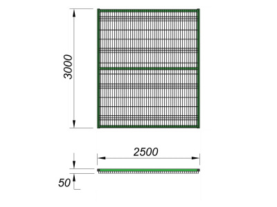 Ограждение спортивной площадки 2500х3000 МАФ 5103 в Великом Новгороде