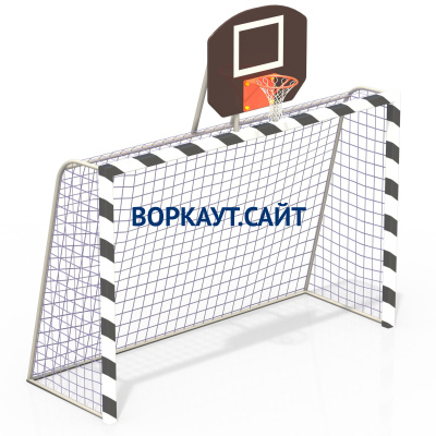 Ворота с баскетбольным щитом СИО 3512 в Великом Новгороде