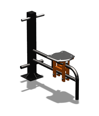Уличный тренажер "Каталка одинарная" УТ 123 в Великом Новгороде
