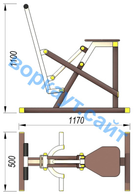 Уличный тренажер "Наездник " УТ 006 в Великом Новгороде Уличный тренажер "Наездник " УТ 006 в Великом Новгороде