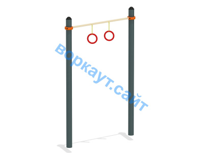 Турник с кольцами ВС-7 в Великом Новгороде Турник с кольцами ВС-7 в Великом Новгороде