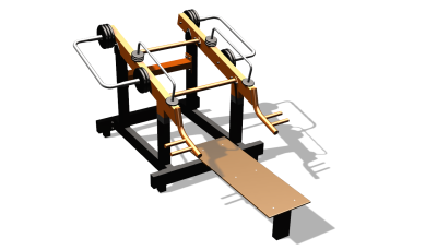Силовой уличный тренажер  "Жим от груди"  УТ422 в Великом Новгороде
