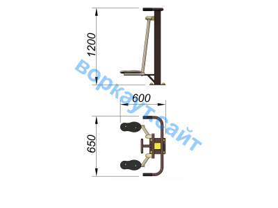 Уличный тренажер Атлетический комплекс УТ 010 в Великом Новгороде
