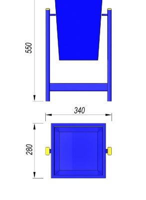 Урна МАФ 1630 в Великом Новгороде