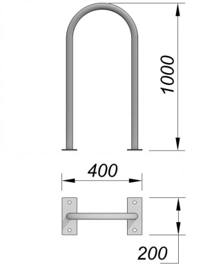 Велопарковка МАФ 6001 в Великом Новгороде