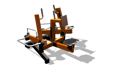 Силовой уличный тренажер  "Рычажная тяга"  УТ419 (тренажер находится на оптимизации у производства  и внешне может отличится от заявленной картинки в Великом Новгороде