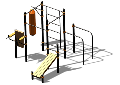 Спортивный комплекс воркаут ВС-93 в Великом Новгороде