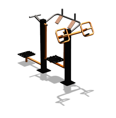 Уличный тренажер "Штурвал Пресс Супертвистер" УТ301 в Великом Новгороде