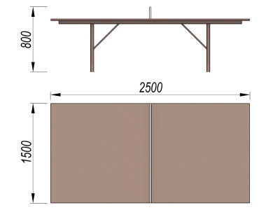 Теннисный стол МАФ 3517 в Великом Новгороде
