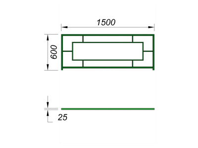 Ограждение площадки МАФ 5000 в Великом Новгороде