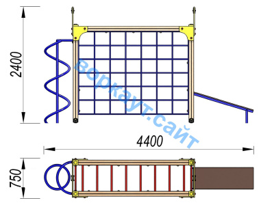 Детский спортивный комплекс Юниор ДСК 3105 в Великом Новгороде