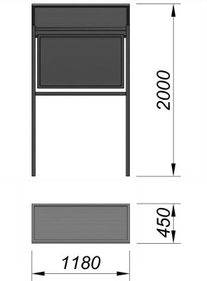 Информационный стенд МАФ 6006 в Великом Новгороде